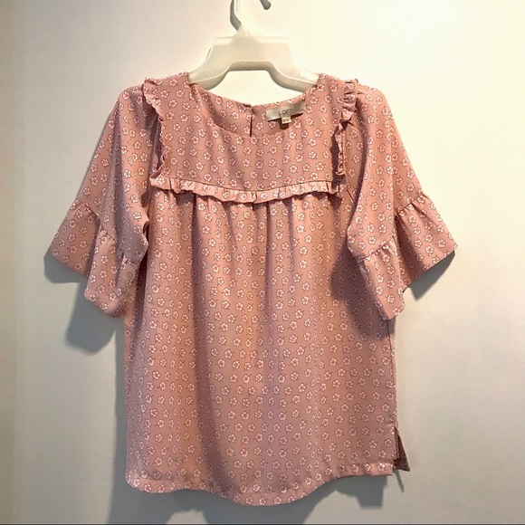 LOFT flower top - Picture 1 of 5